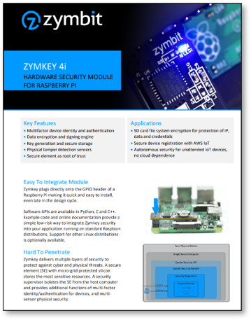 zymkey4 datasheet