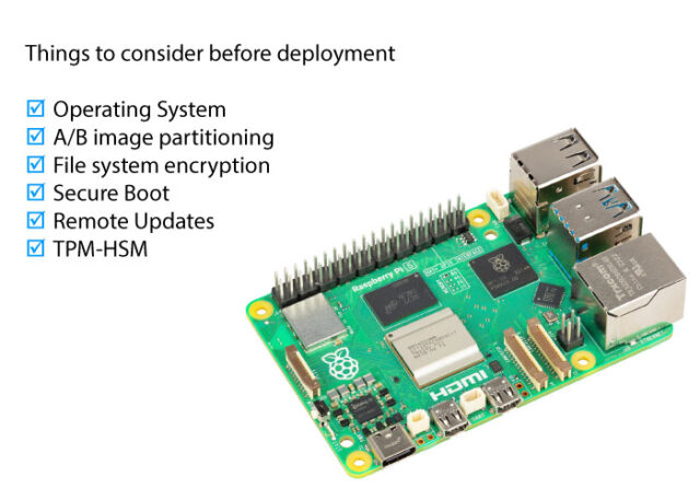 Things to consider before deploying Raspberry Pi
